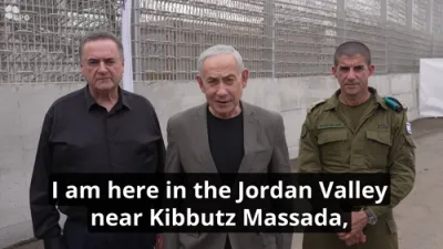 נתניהו קוקט איבער די נייע ירדן גרעניץ און זאגט אז צה"ל האט פלענער קעגן דראון סכנות