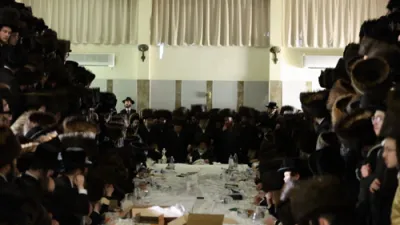 מוצש"ק ביי כ"ק אדמו"ר מסטיטשין שליט"א אין ירושלים- בילדער : שמואל דריי