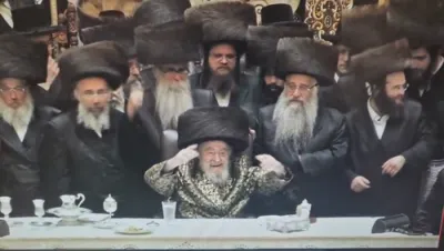 ייסורים של אהבה מגיעים לאדם צדיק שאין לו חטא - כ"ק אדמו"ר מוויזניץ לרפו"ש נעכטן ביי אן חתונה פון אן אייניקל 