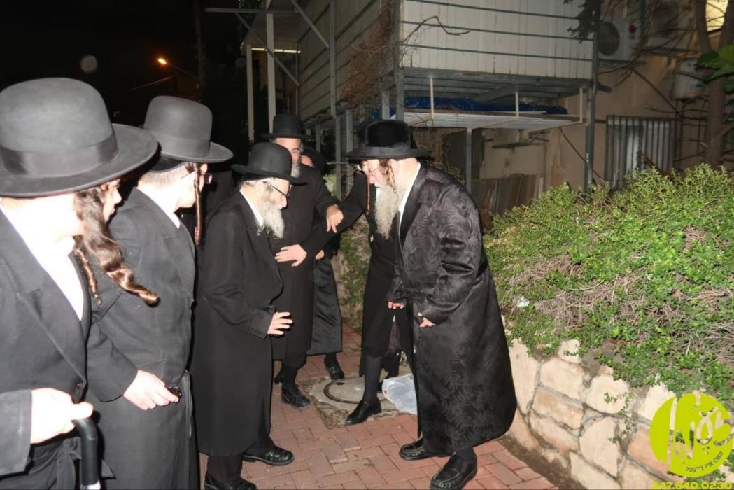 בני ברק - האדמו"ר מאמשינוב וועלכער האט געפראוועט ש