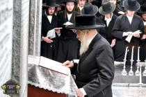 כ''ק רבינו הגה''ק שליט"א ביים פוקד זיין די ציונים 