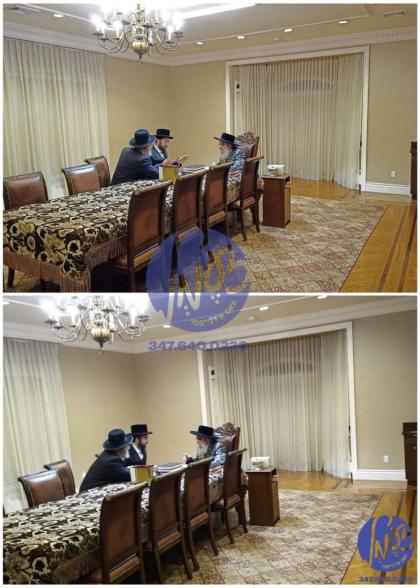 קרית יואל - אסעמבלימאן ר' שמחה אייכענשטיין ביי האד