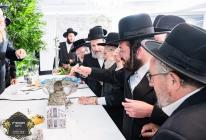 מעמד הנחת אבן הפינה ע''י כ''ק רבינו הגה''ק שליט''א