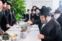 מעמד הנחת אבן הפינה ע''י כ''ק רבינו הגה''ק שליט''א
