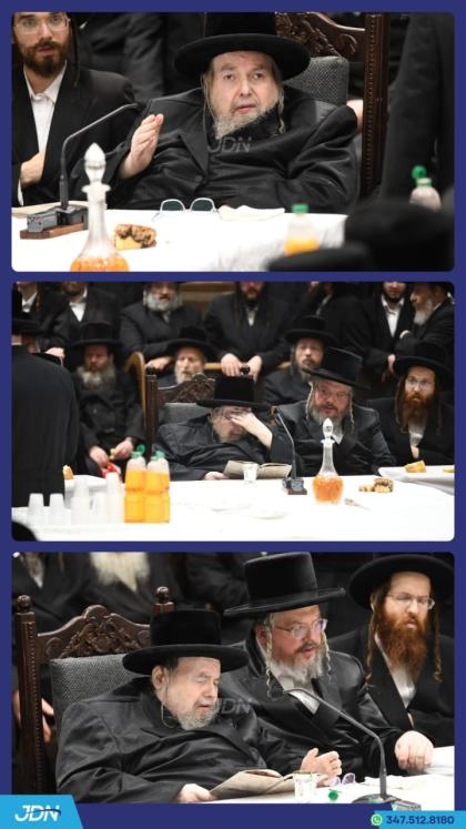 האדמו"ר מבעלזא ביים לחיים טיש מוצאי שבעה עשר בתמוז