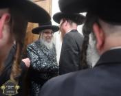 כ"ק רבינו הגה"ק שליט"א ביי תפילת מנחה שבעה עשר בתמ