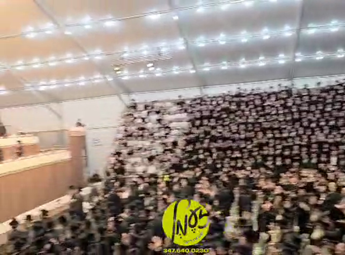 ירושלים - האדמו"ר מסאטמאר ביים ערשיינען צום מעמד ל