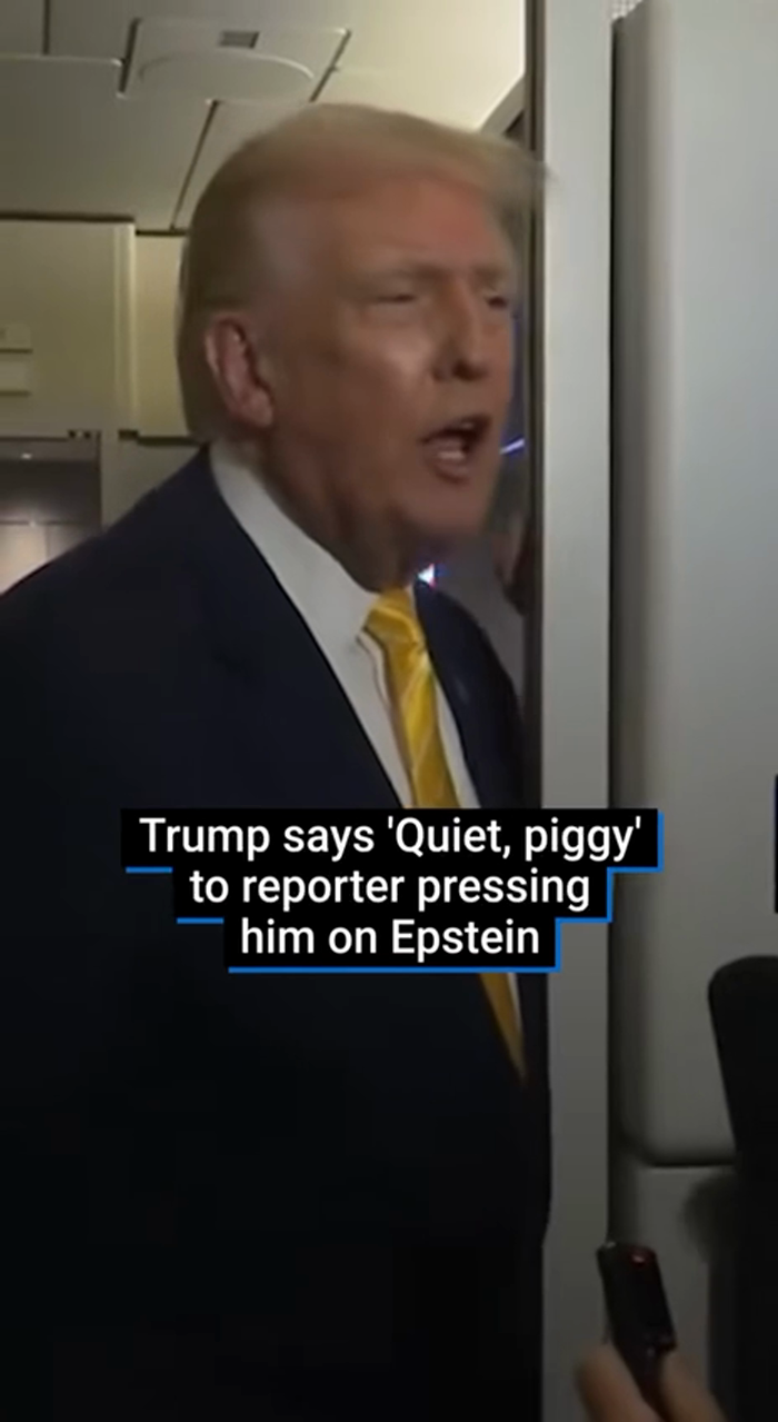 פרעזידענט טראמפ האט היינט גערופן א דזשורנאליסט, "ח