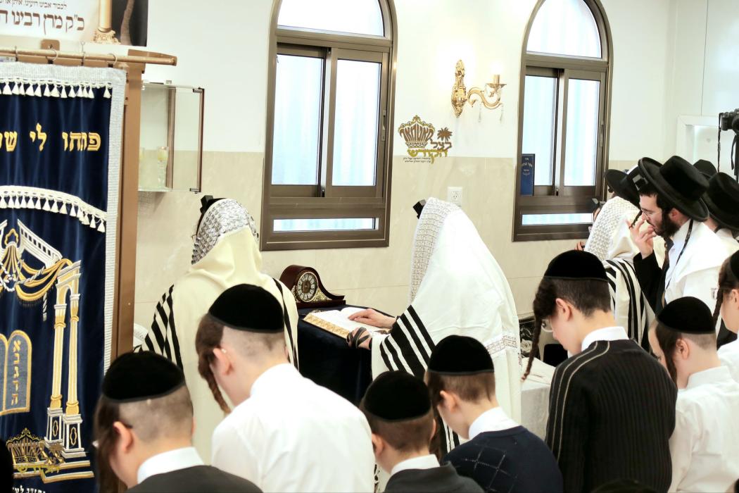 🌴בצל הקודש 🌴
רבינו שליט"א ביי תפילת שחרית אינאיינע