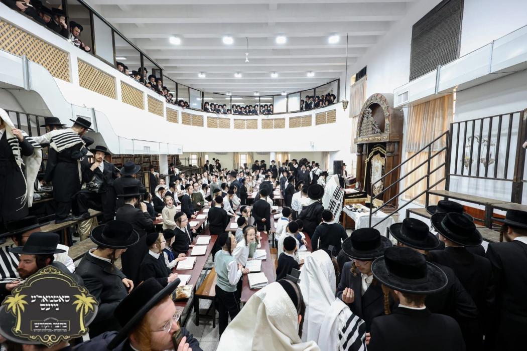 נאך בילדער כ''ק רבינו הגה''ק שליט''א ביים זיך אומק