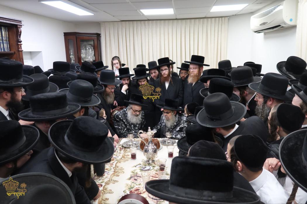 🌴בצל הקודש🌴
רבינו שליט"א אויף א באזוך ביי ש"ב האדמ