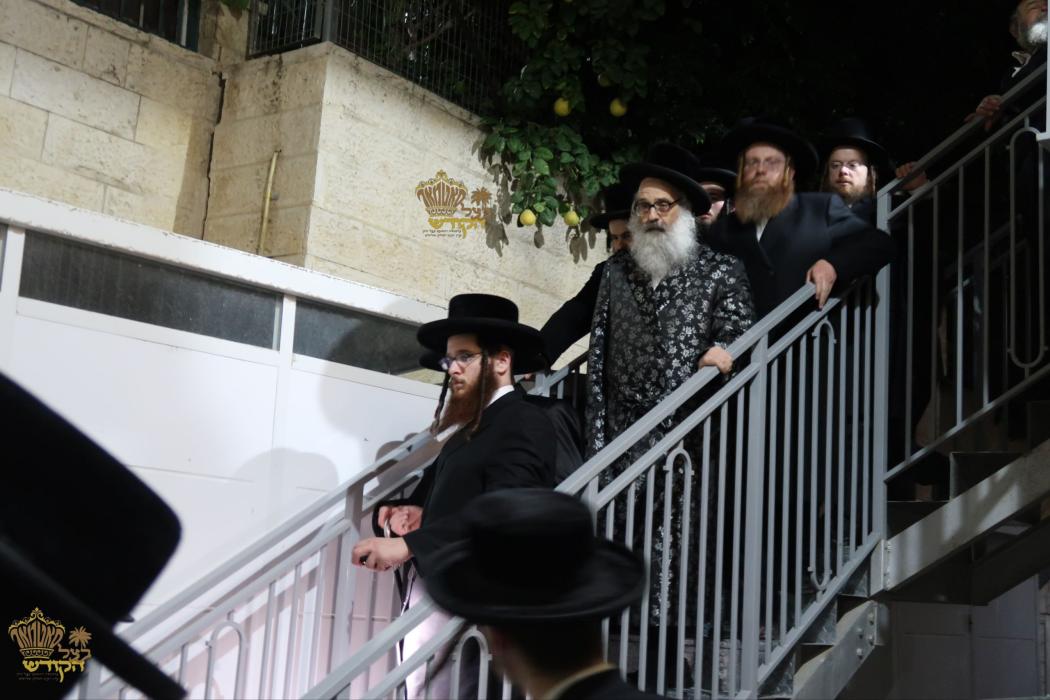 🌴בצל הקודש🌴
רבינו שליט"א אויף א באזוך ביי ש"ב האדמ