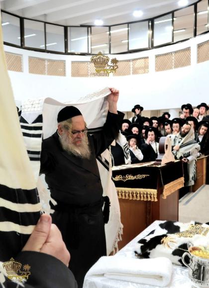 🌴בצל הקודש 🌴
רבינו שליט"א ביי תפילת שחרית אינאיינע