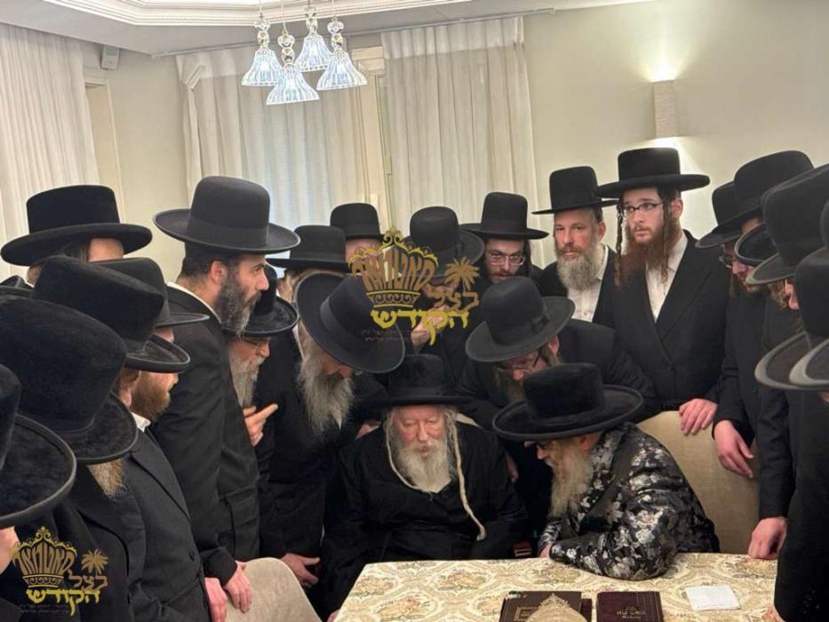 🌴בצל הקודש🌴
האדמו"ר מגור שליט"א אויף ביקור גומלין 