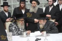 🌴בצל הקודש 🌴
רבינו שליט"א אויף א באזוך ביי כ"ק אדמ