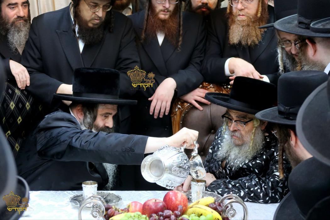 🌴בצל הקודש🌴
רבינו שליט"א אויף א באזוך ביי האדמו"ר 