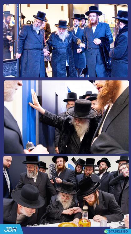 מעמד קביעת מזוזה אינעם נייע 'לעוו פידעטריק קעיר' צ