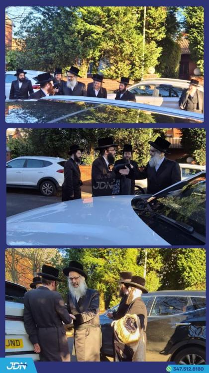 האדמו"ר מוויזניץ בית שמש באזוכט אין מאנטשעסטער.