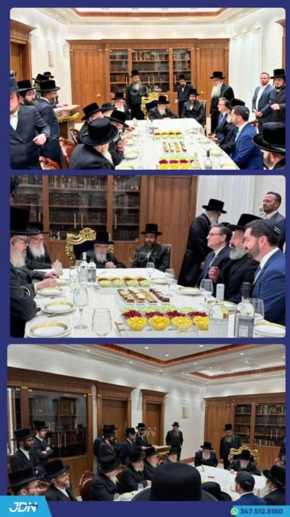 קאנגרעס ספיקער מייק דזשאנסאן באזוכט ביי האדמו"ר מס