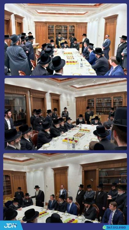 קאנגרעס ספיקער מייק דזשאנסאן באזוכט ביי האדמו"ר מס