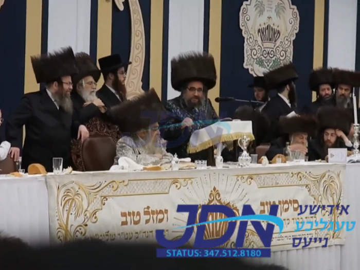 שמחת השבע ברכות פארן ערשטן אור אייניקל פון האדמו"ר