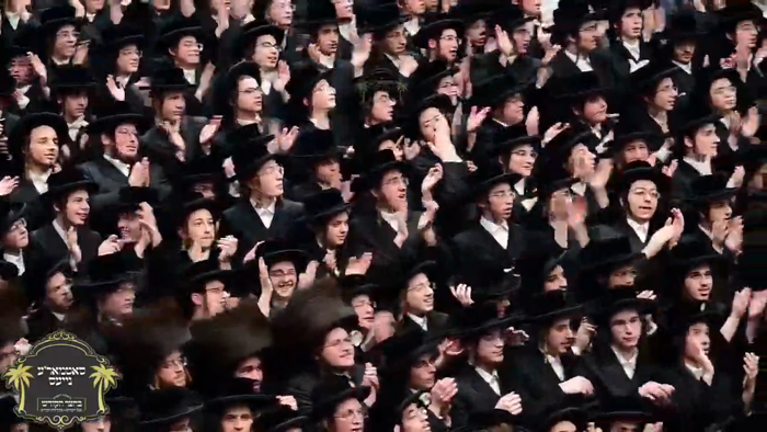 כ''ק רבינו הגה''ק ביים ערשיינען צום שמחת השבע ברכו