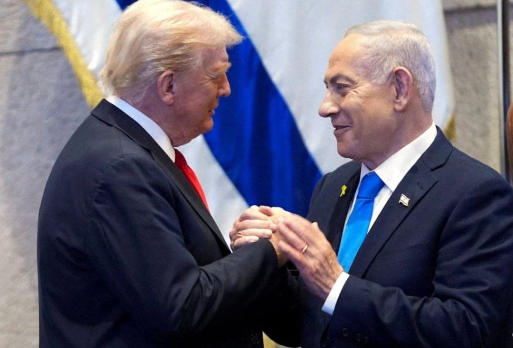 פריים מיניסטער ביבי נתניהו און פרעזידענט טראמפ ווע