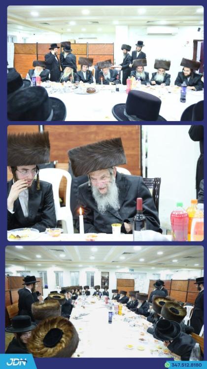 שמחת השבע ברכות פאר אן אייניקל פון האדמו"ר מסלאנים