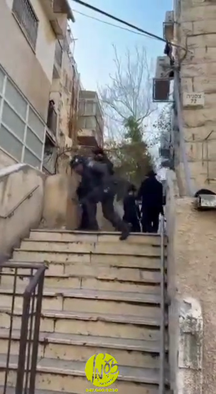 ירושלים - היינט דאנערשאג מיטאג האט די בר אילן גאס 