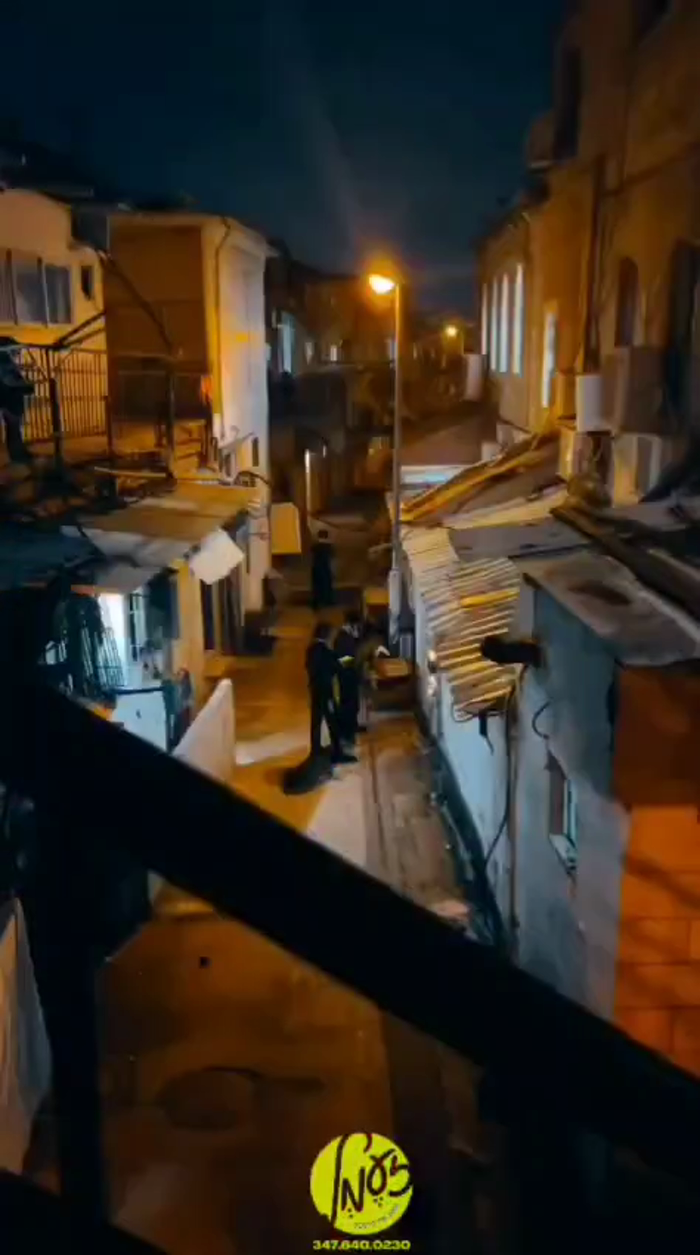 ערשטע ליכטל חנוכה אין ירושלים.