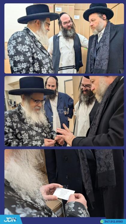 הרה"ח ר' חיים ברוין הי"ו פון די בארא פארק מצה בעקע