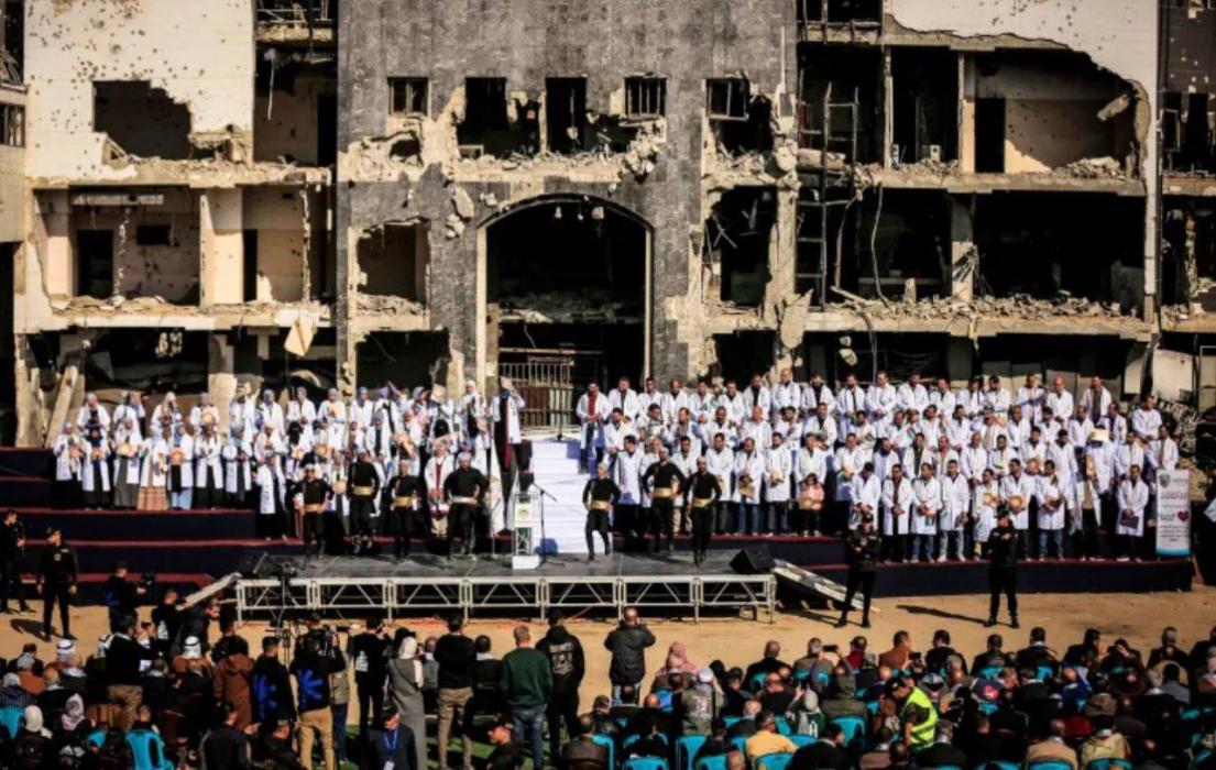 168 בירגער אין עזה האבן גראדואירט צו ווערן דאקטויר