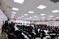 כ''ק רבינו הגה''ק שליט"א ביים שלחן הטהור לרגל די ה