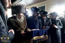 כ''ק רבינו הגה''ק שליט''א ביי קידוש לבנה מוצש''ק פ