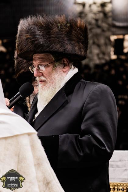 שמחת נישואי נכד כ"ק רבינו הגה"ק שליט"א, החתן הרב י