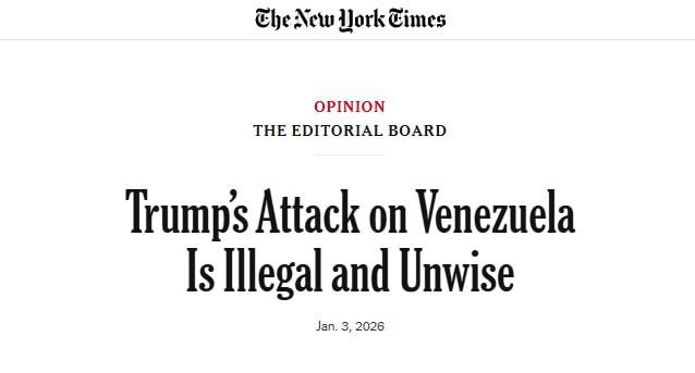 די ניו-יארק-טיימס עדיטאריעל שטאב: "טראמפ'ס אטאקע א