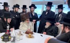 כ''ק רבינו הגה''ק שליט''א בביקור גומלין אצל כ''ק א