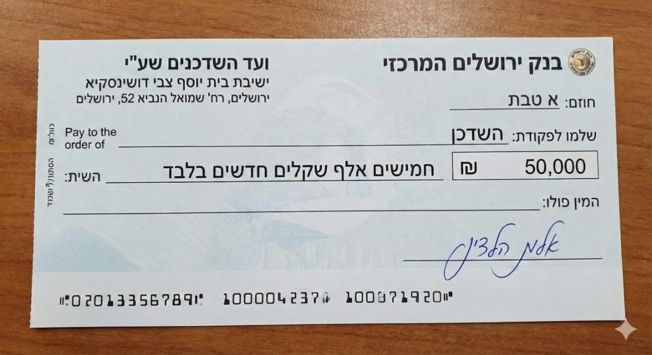 ירושלים - אין א שריט צו מוטיגן שדכנים זאלן ברענגען