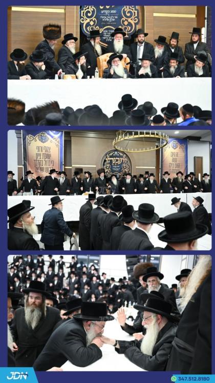 מעמד קבלת פנים פאר האדמו"ר מצאנז אין לעיקוואוד.