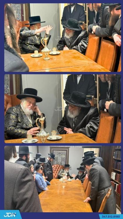 גאב"ד וואודריזש באזוכט ביי האדמו"ר ממונקאטש.