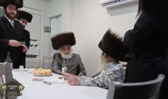 כ''ק רבינו הגה''ק שליט"א בביקור גומלין אצל כ"ק אדמ