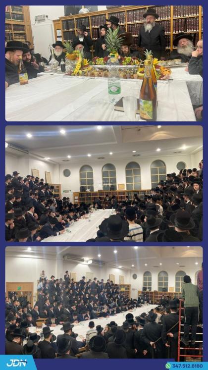 האדמו"ר מסאדיגורה ביים חמשה עשר בשבט טיש, אין אנטו