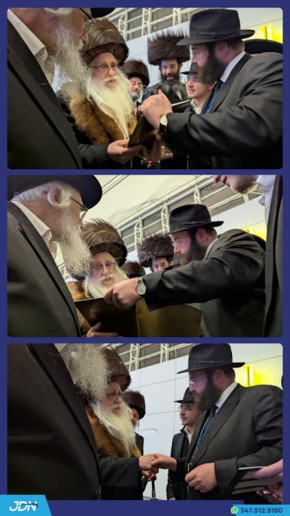 האדמו"ר מצאנז וואונטשט פאר חב"ד שלוחים פון אין לופ