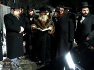 כ''ק רבינו הגה''ק שליט"א ביים פוקד זיין די ציונים 