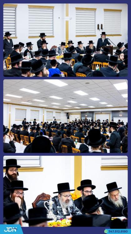 האדמו"ר מוויזניץ פון לאנדאן ביים חמשה עשר בשבט טיש