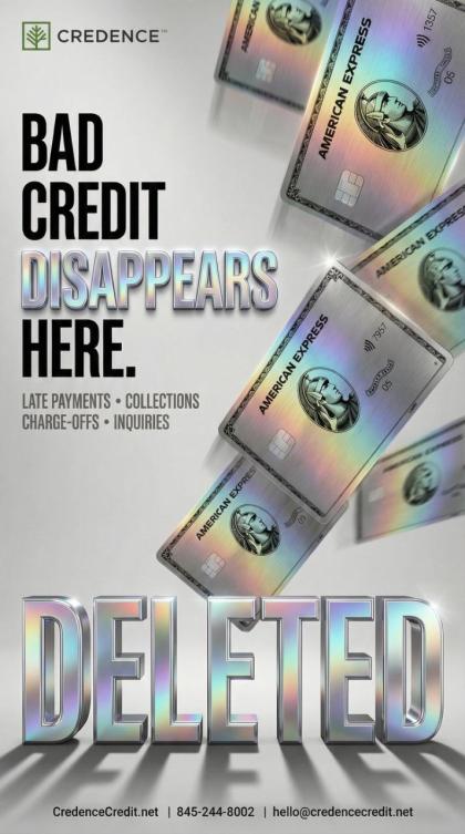 Bad credit? *DELETED* 

Late payments • Collection