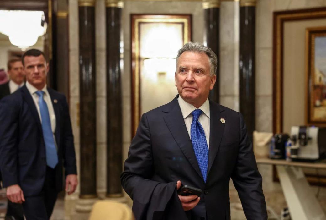 דער הויפט אמעריקאנער דיפלאמאט, סטיוו וויטקאף, האט 