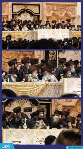 האדמו"ר מוויזניץ ביים חמשה עשר בשבט טיש מיט האחים 