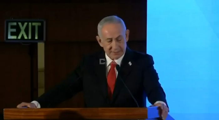 פריים מיניסטער נתניהו לייגט פאר די 4 באדינגונגען ו