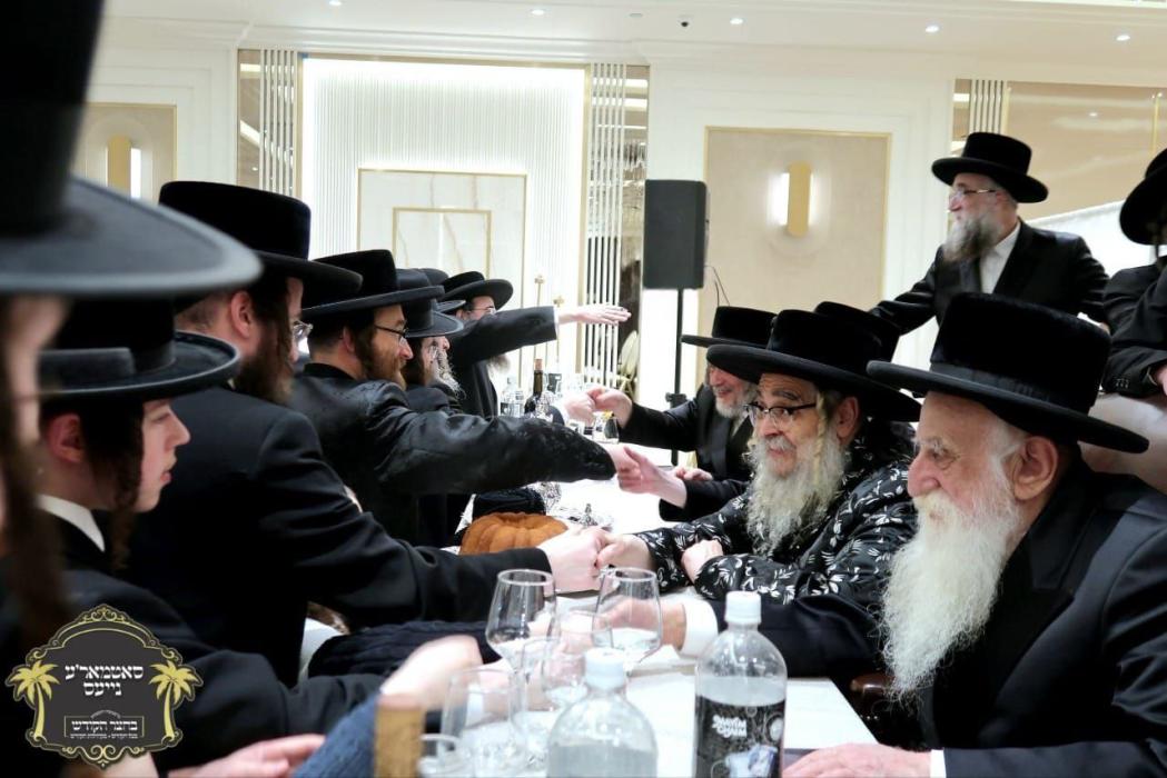 שמחת התנאים פון נכד כ''ק רבינו הגה''ק שליט''א החתן